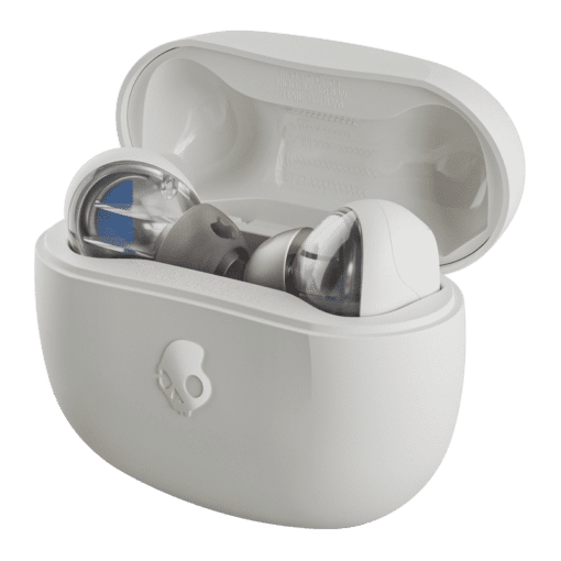 Skullcandy Rail® True Wireless Earbuds - White, Pin 42h, IP55, Skull-IQ, Alexa Enabled, Microphone