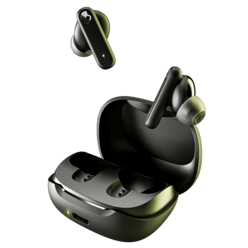 Skullcandy Smokin’ Buds® True Wireless Earbuds - Black, Pin 20h, IPX4, Skullcandy Spreme Sound, 50% Renewable Plastics, 3 EQ Modes, Call and Full Media Controls