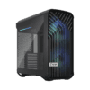 Fractal Design Torrent Compact Black RGB TG Light Tint ATX Airflow Mid Tower PC Gaming Case - Light Tint Tempered Glass Side Panels