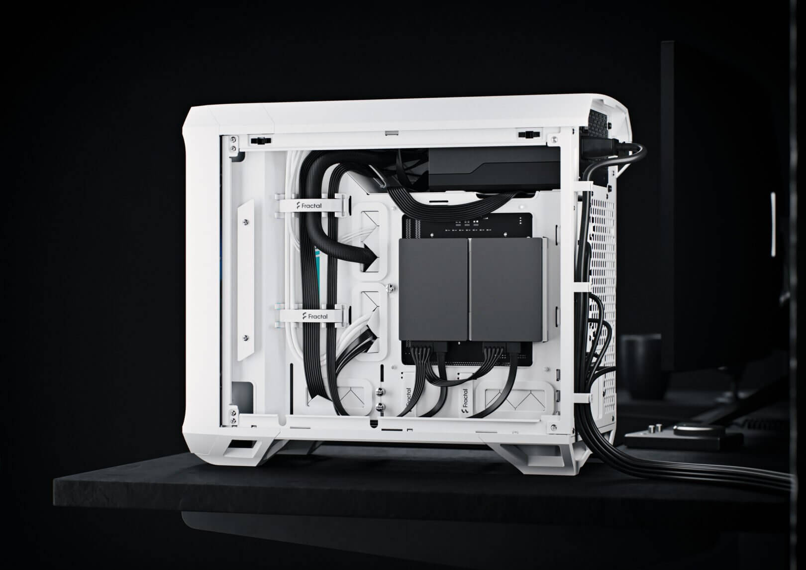 Fractal Design Torrent Nano RGB Black TG Light Tint mITX Airflow Mini Tower PC Gaming Case - Dark Tint Tempered Glass Side Panels 51 Torrent Nano White RGB Quick Start Clean Finish 1620x1145 1