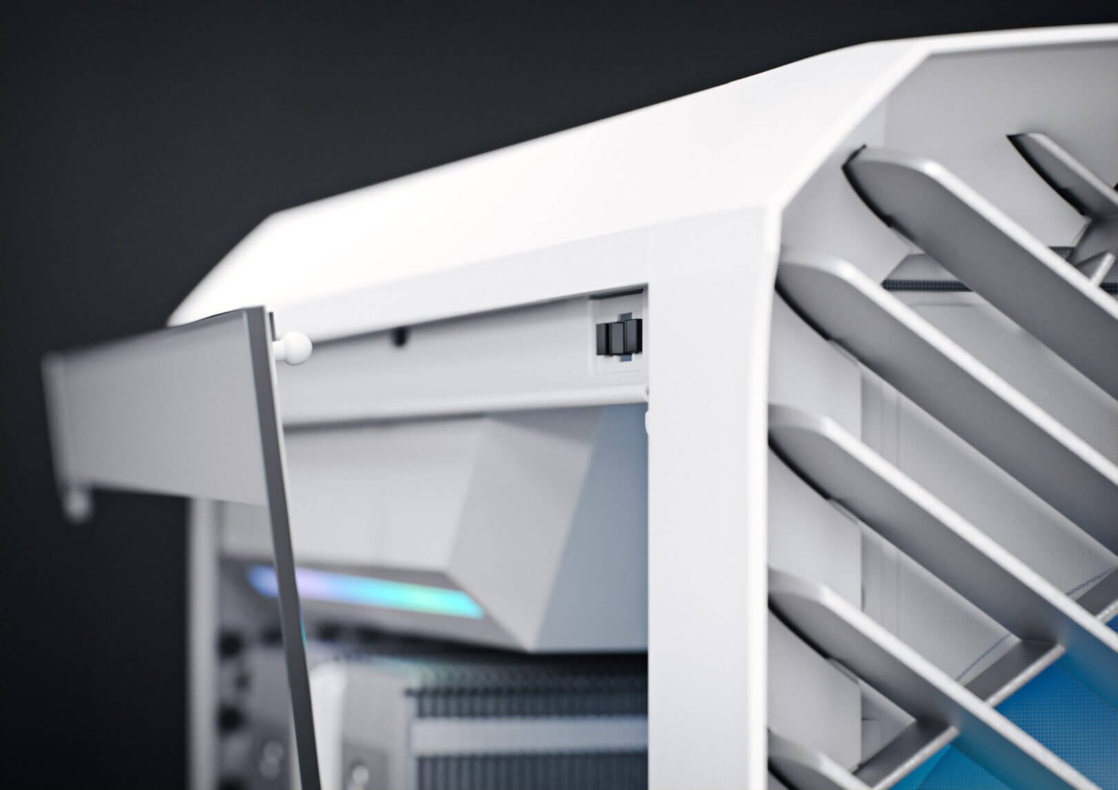 Fractal Design Torrent Nano RGB Black TG Light Tint mITX Airflow Mini Tower PC Gaming Case - Dark Tint Tempered Glass Side Panels 52 Torrent Nano White RGB Transparently Easy 1620x1145 1