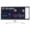 LG UltraWide 29WQ600-W Monitor - 29 inch, Full HD (2560 x 1080), IPS Panel, sRGB 99%, HDR 10, USB Type-C™