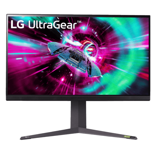 LG Ultragear 32GR93U-B Gaming Monitor - 32 inch, UHD (3840X2160), IPS Panel, 144 Hz IPS 1 ms (GtG), VESA DisplayHDR™ 400, DCI-P3 95%, NVIDIA® G-SYNC®, AMD FreeSync™ Premium