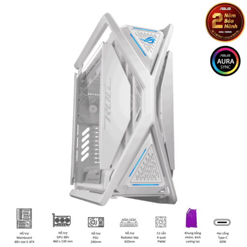 ASUS ROG Hyperion GR701 Full Tower Tempered Glass Case White product 21