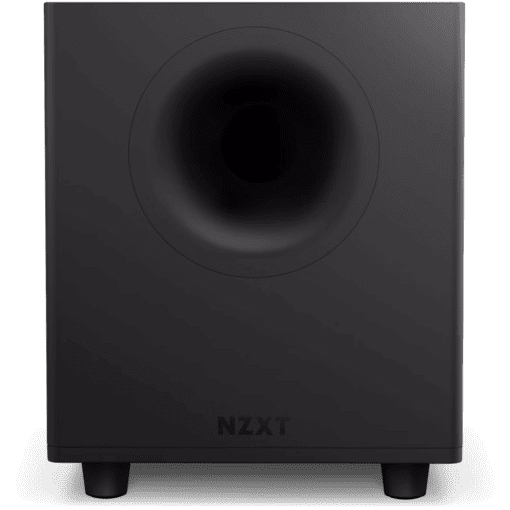 NZXT Relay Subwoofer 140 Watt Desktop PC Gaming (AP-SUB80-EU) - Powerful Bass Compact Design, 140 Watts, Down-Firing 6.5 Inch Driver, Crossover & Phase Control, High-Quality Construction