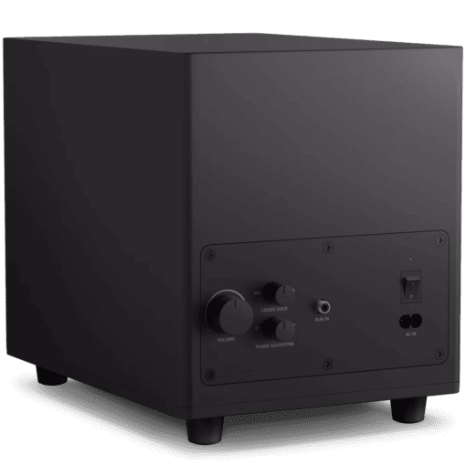 NZXT Relay Subwoofer 140 Watt Desktop PC Gaming (AP-SUB80-EU) - Powerful Bass Compact Design, 140 Watts, Down-Firing 6.5 Inch Driver, Crossover & Phase Control, High-Quality Construction