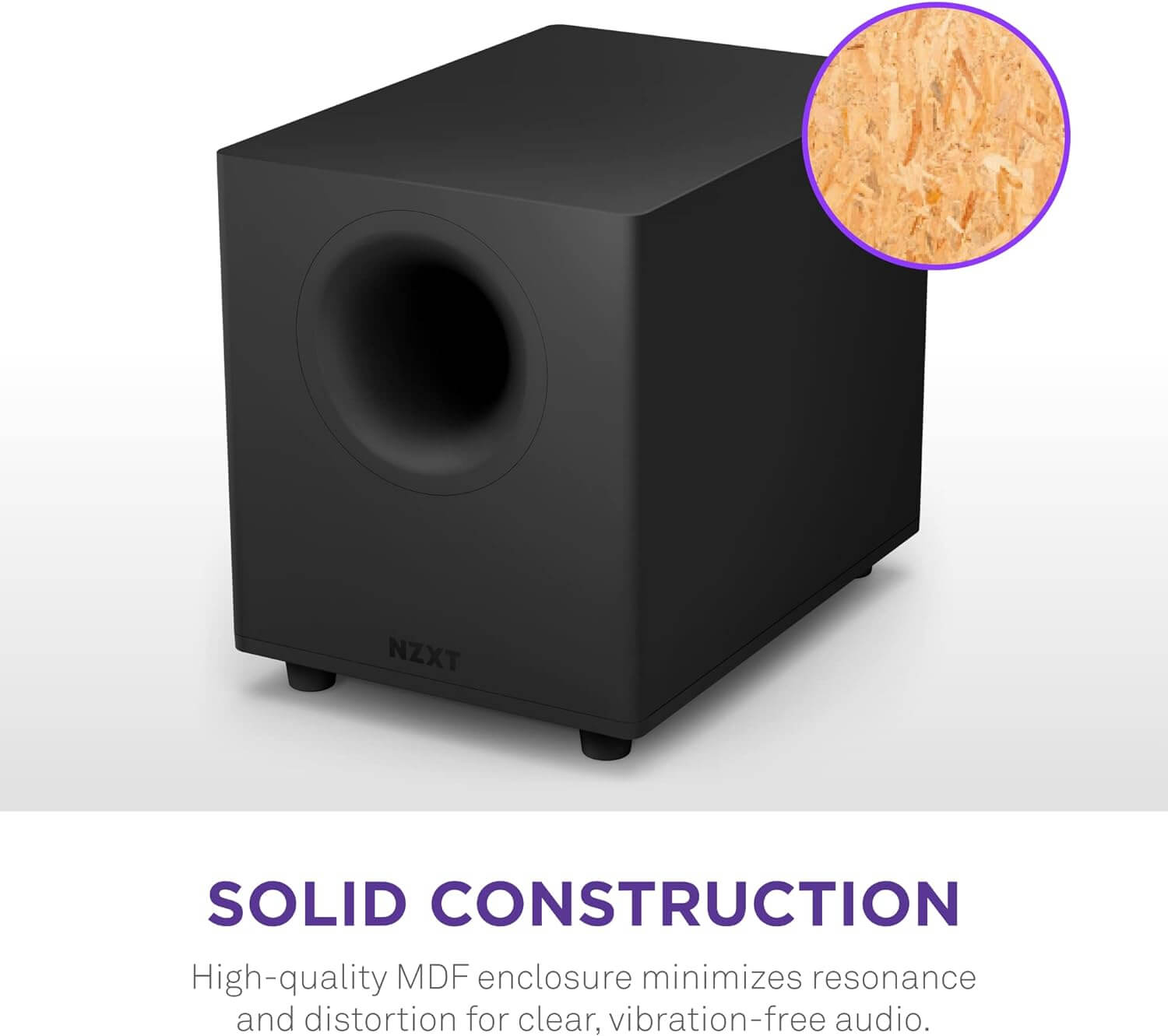 Relay Subwoofer NZXT 80W Black AP SUB80 EU product 5