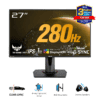 ASUS TUF Gaming VG279QM HDR Gaming Monitor - 27 inch FullHD (1920 x 1080), Fast IPS, Overclockable 280Hz (Above 240Hz, 144Hz), 1ms (GTG), ELMB SYNC, G-SYNC Compatible, DisplayHDR™ 400