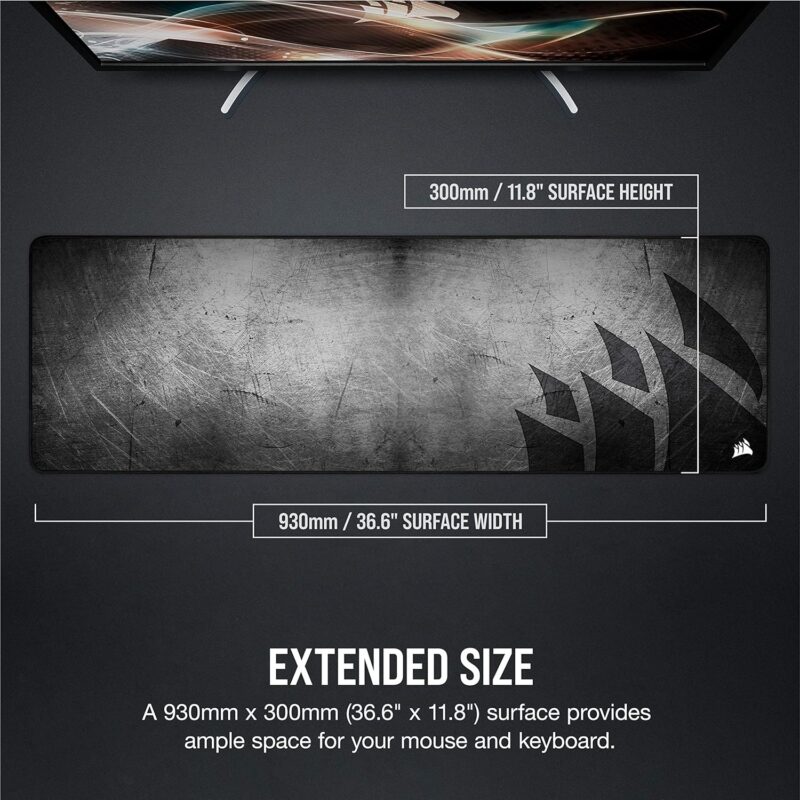 CORSAIR MM300 PRO Extend Premium Spill-Proof Cloth Gaming Mouse Pad (930mm x 300mm x 3mm) 40 91KXXiq nIL. AC SL1500