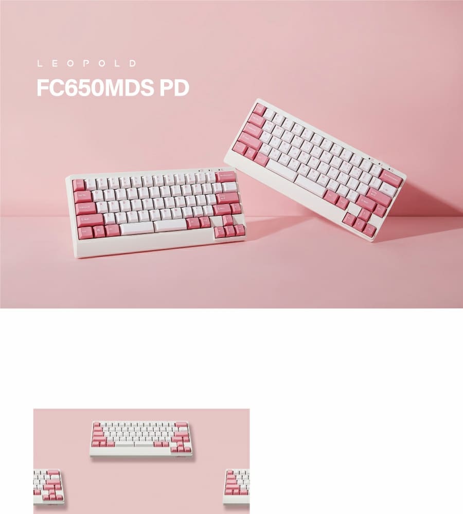 FC650MDS PD Light Pink Double Space Key Page pc 1