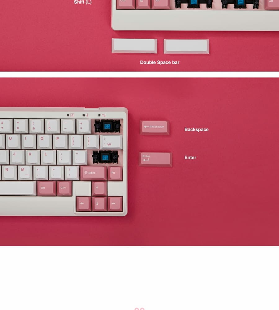 FC650MDS PD Light Pink Double Space Key Page pc 16