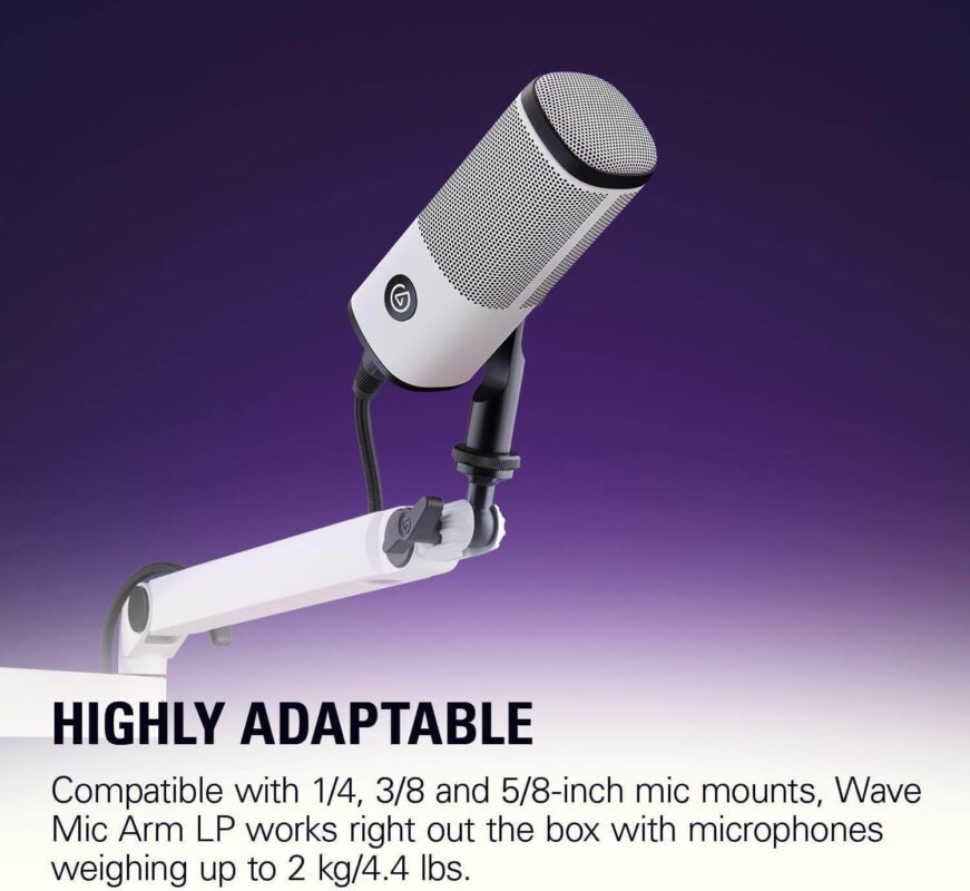 Microphone Elgato Wave Mic Arm LP White 10AAN9911 page mobile 6