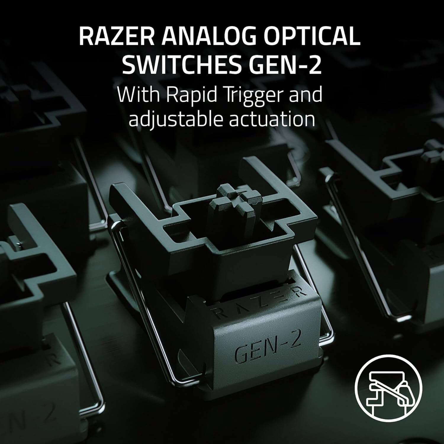 Razer Huntsman V3 Pro Analog Optical Gaming Mechanical Keyboard - Razer™ Analog Optical Switch Gen-2 25 RAZER HUNTSMAN V3 PRO pagemb 1