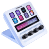 elgato Stream Deck+ (Stream Deck Plus) White - 8 LCD Keys, 4x Multifunction Dials, USB 2.0 Connection