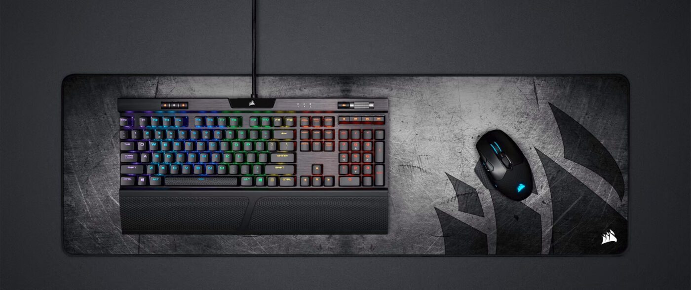 CORSAIR MM300 PRO Extend Premium Spill-Proof Cloth Gaming Mouse Pad (930mm x 300mm x 3mm) 34 mm300ext hero