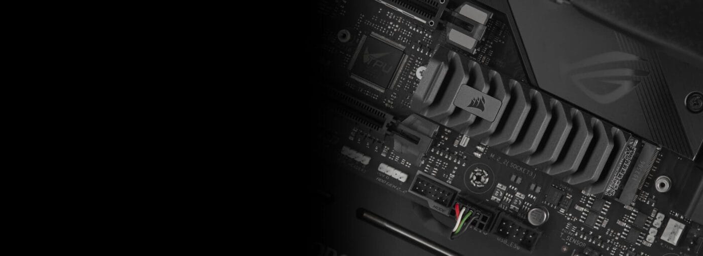CORSAIR Force Series MP600 PRO XT 8TB M.2 NVMe PCIe Gen. 4 x4 SSD - Up to 7,000 MB/s Sequential Read and 6,100 MB/s Write Speeds, High-Density TLC NAND, Aluminum Heatspreader 20 mp600proXT panel5