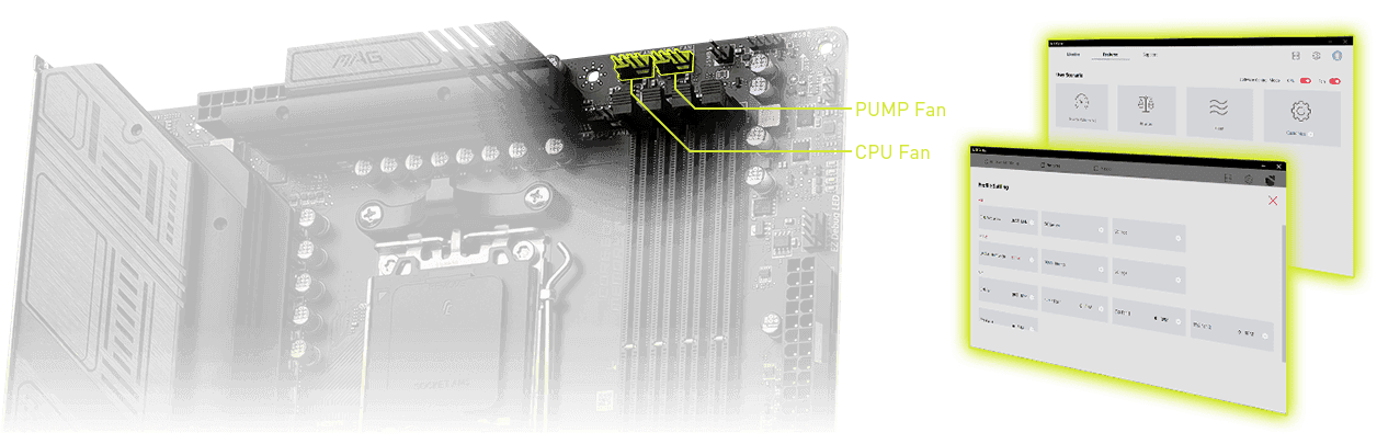 MSI MAG CORELIQUID E360 White AIO Liquid CPU Cooler - ARGB, 360mm radiator, 3 x 120mm ARGB PWN Fans 28 E240 05