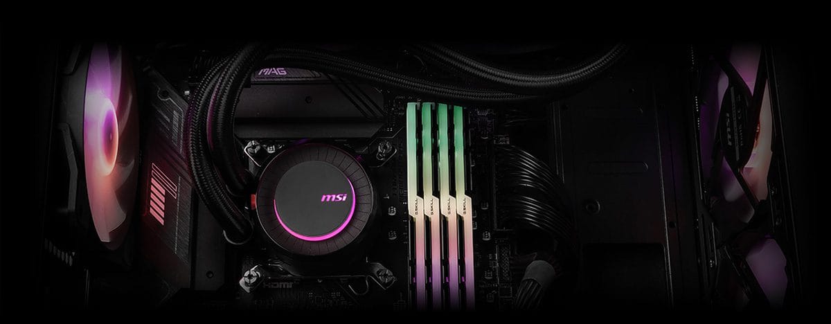 MSI MAG CORELIQUID E360 White AIO Liquid CPU Cooler - ARGB, 360mm radiator, 3 x 120mm ARGB PWN Fans 29 E240 07