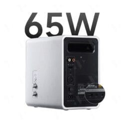 Edifier QR65 White Bookshelf Bluetooth Speaker - 2.0 Abyss Monitor Speaker, 70W RMS Hi-Res/Hi-Res Wireless, GaN Charger for 65W Fast Charging, Bluetooth/RCA/USB-A Input, Subwoofer Out, Light Effects 13 Edifier qr65 halo 2 0 product 5