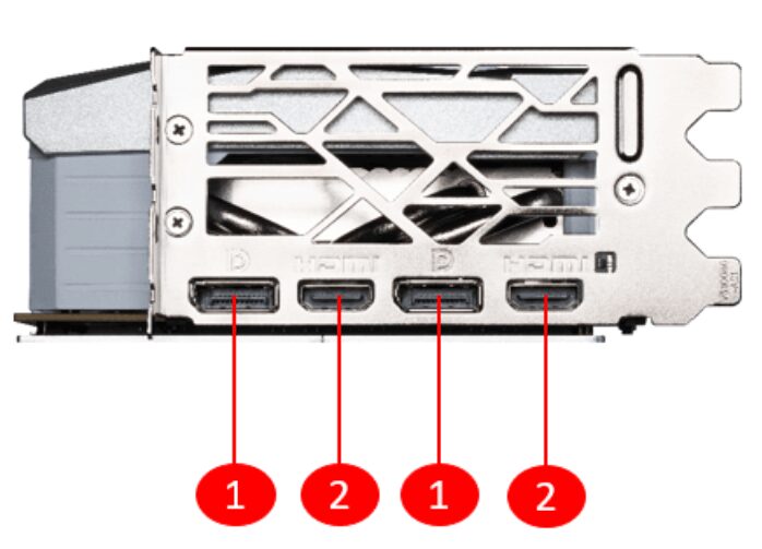 GeForce RTX™ 4080 16GB GAMING X SLIM WHITE connector