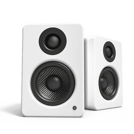 Kanto YU2 Matte White 2.0 Speaker, Class D Amplifier 100W, 3.5mm Mini-jack AUX USB DAC