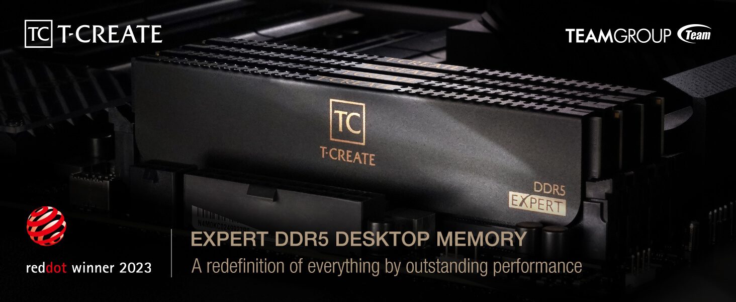 TEAMGROUP T Force EXPERT DDR5 DESKTOP MEMORY page mobile 1