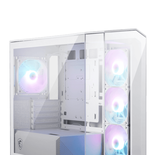 MSI MSI MAG PANO M100R PZ White Tempered Glass Gaming Case