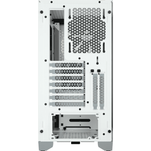 CORSAIR 4000D RGB Airflow White ATX Mid-Tower PC Case - 3x AF120 RGB ELITE Fans, iCUE Lighting Node PRO Controller, Mid Tower ATX
