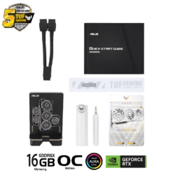 ASUS TUF Gaming GeForce RTX™ 4070 Ti SUPER 16GB GDDR6X White OC Edition product 6