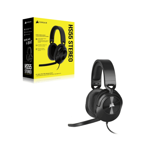 CORSAIR HS55 STEREO Wired Gaming Headset - Carbon (AP)
