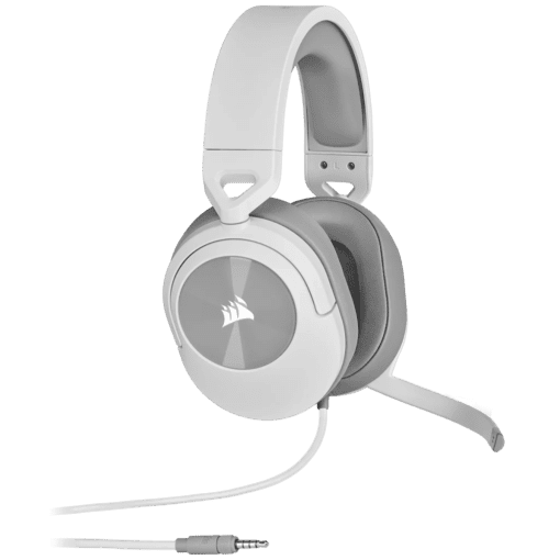 CORSAIR HS55 STEREO Wired Gaming Headset - White (AP)