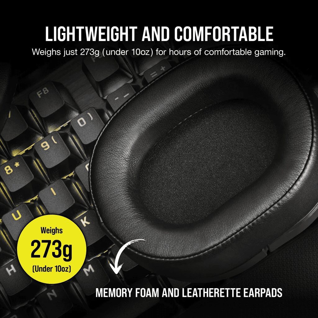 CORSAIR HS55 SURROUND Wired Gaming Headset - Carbon (AP) 49 CA 9011265 AP 04