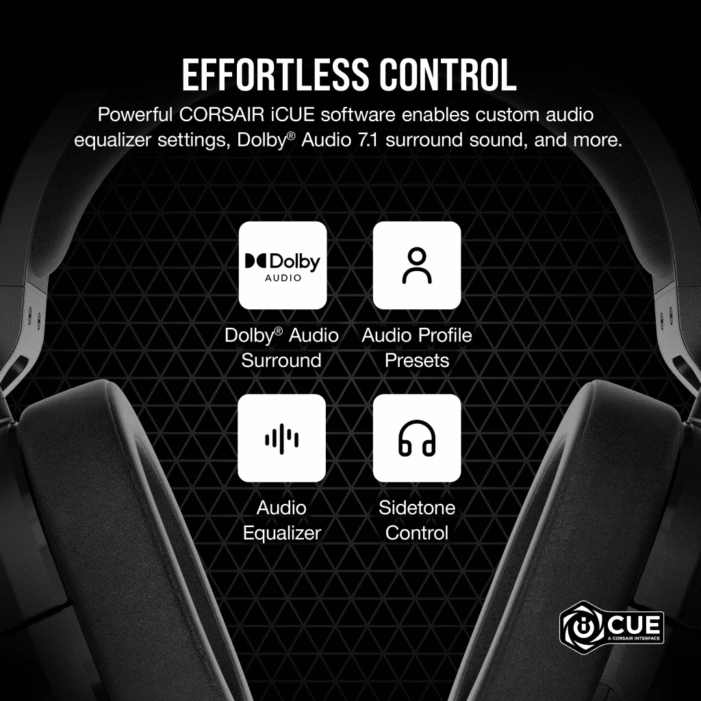 CORSAIR HS55 SURROUND Wired Gaming Headset - Carbon (AP) 51 CA 9011265 AP 06