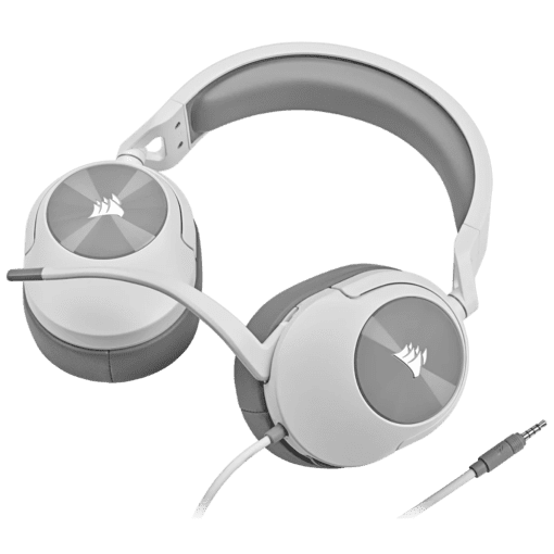 CORSAIR HS55 SURROUND Wired Gaming Headset - White (AP)