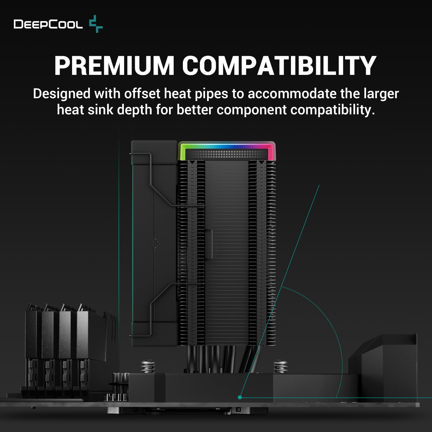 DeepCool AK500S Digital Display CPU Cooler page mb 4