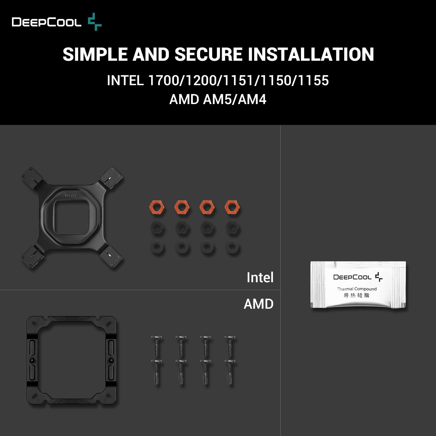 DeepCool AK500S Digital Display CPU Cooler page mb 5