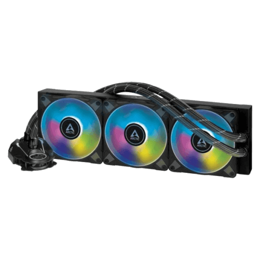 ARCTIC Liquid Freezer II 360 A-RGB AIO Liquid CPU Cooler - Black, 360mm Radiator, PWM-Controlled Pump, Fan Speed: 200-1800 RPM, AM5 - LGA1700 Compatible