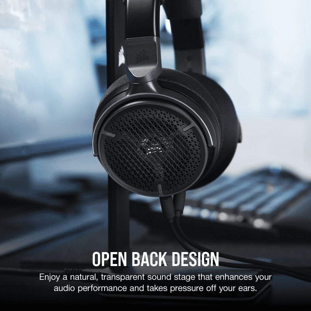 CORSAIR VIRTUOSO PRO Open Back Streaming/Gaming Headset - Carbon (AP) 49 VIRTUOSO PRO BLACK 03