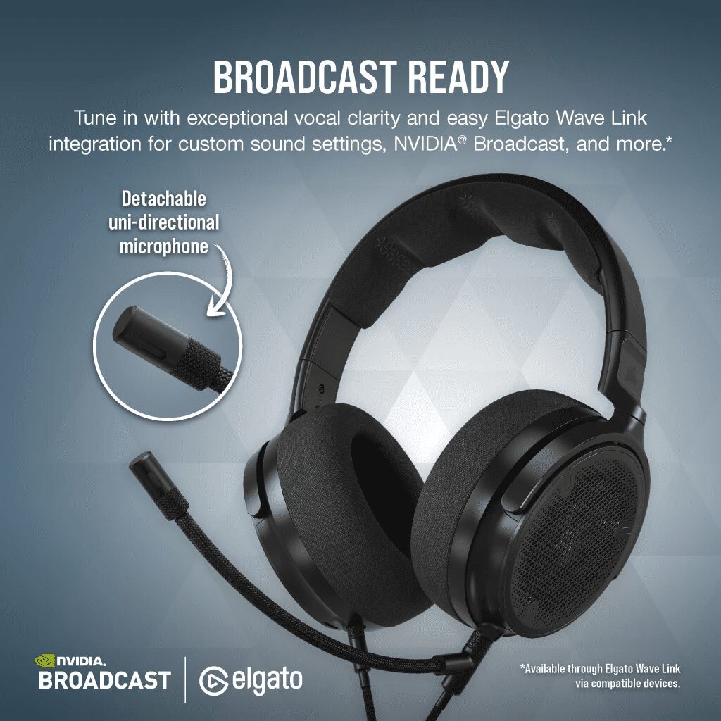 CORSAIR VIRTUOSO PRO Open Back Streaming/Gaming Headset - Carbon (AP) 51 VIRTUOSO PRO BLACK 05