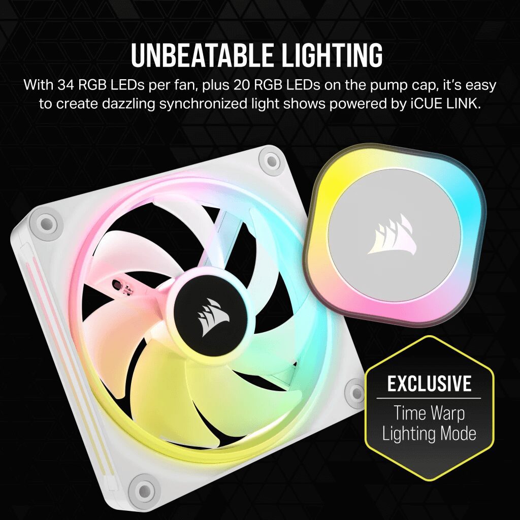 iCUE LINK H100i RGB WHITE 05