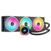 CORSAIR iCUE LINK H170i RGB Liquid CPU Cooler (CW-9061004-WW) - Black, 420mm radiator, 3x 140mm QX140 RGB fans, iCUE LINK System Hub included