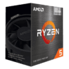 AMD Ryzen 5 5600GT Processor - 6C12T, 3.6 GHz up to 4.6 GHz, AM4 Cezanne Zen 3, PCIe® 3.0, AMD Wraith Stealth, AMD RadeonTM  Graphics (7 Cus / 1900 MHz)
