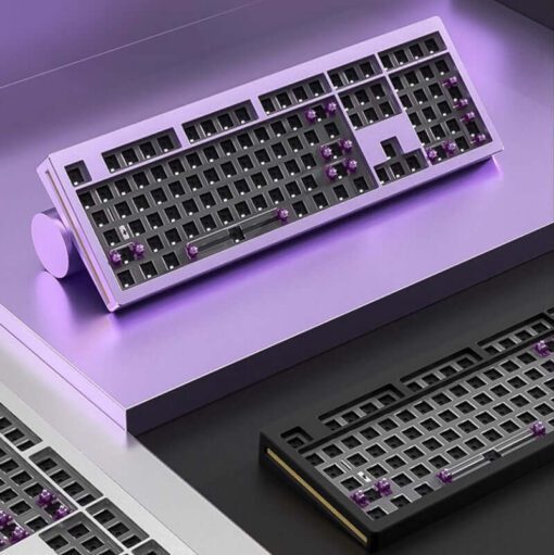 Kit Monsgeek M5W Custom Build Keyboard - 3 modes, Aluminium CNC, Gasket Mount, Hotswap, RGB Support, 6000mAh