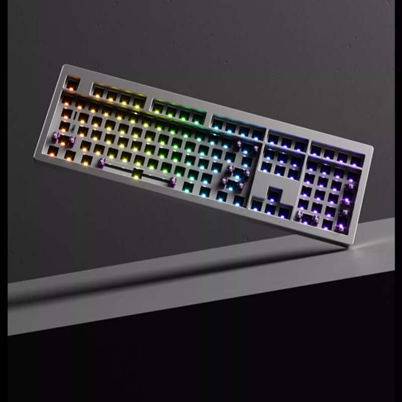 Kit Monsgeek M5W Custom Build Keyboard - 3 modes, Aluminium CNC, Gasket Mount, Hotswap, RGB Support, 6000mAh 14 5