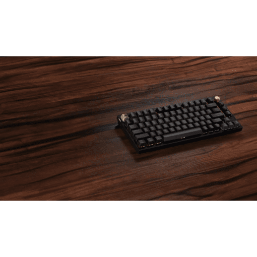 CORSAIR K65 PLUS WIRELESS Black Gold Gaming Keyboard - 75% RGB, PreLub MLX Red Linear Switches, Top Mounted, Dual-Layer Sound Dampening, PBT Keycaps, QWERTY NA