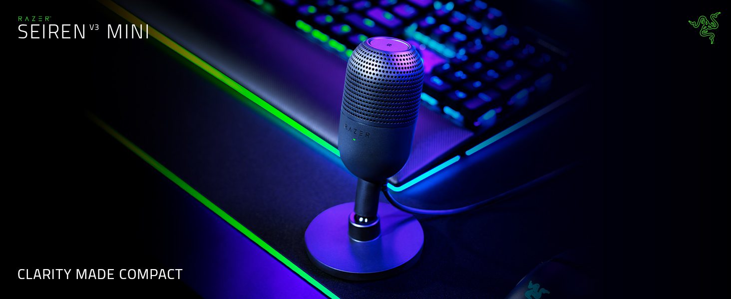 Razer Seiren V3 Mini USB Microphone Black page 1