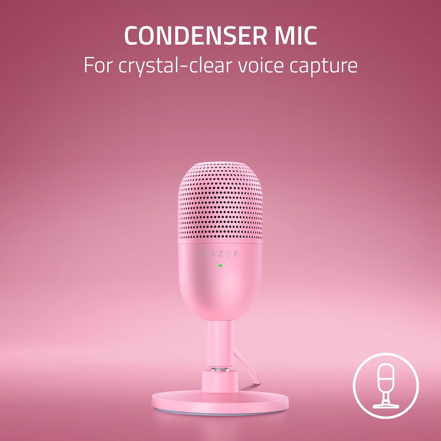 Razer Seiren V3 Mini USB Microphone Pink page mb 1