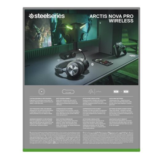 SteelSeries Arctis Nova Pro X Wired Multi-System Gaming Headset + GameDAC Gen 2 - For Xbox, PC, PlayStation & Switch