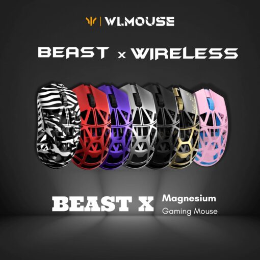 WLmouse BEAST X Wireless 42g Mg Alloy Gaming Mouse