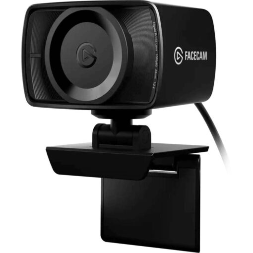 Elgato Facecam Webcam (10WAA9901) - 1080p60, 82° field-of-view, Elgato Prime Lens, 30 - 120cm focus range, f/2.4 aperture